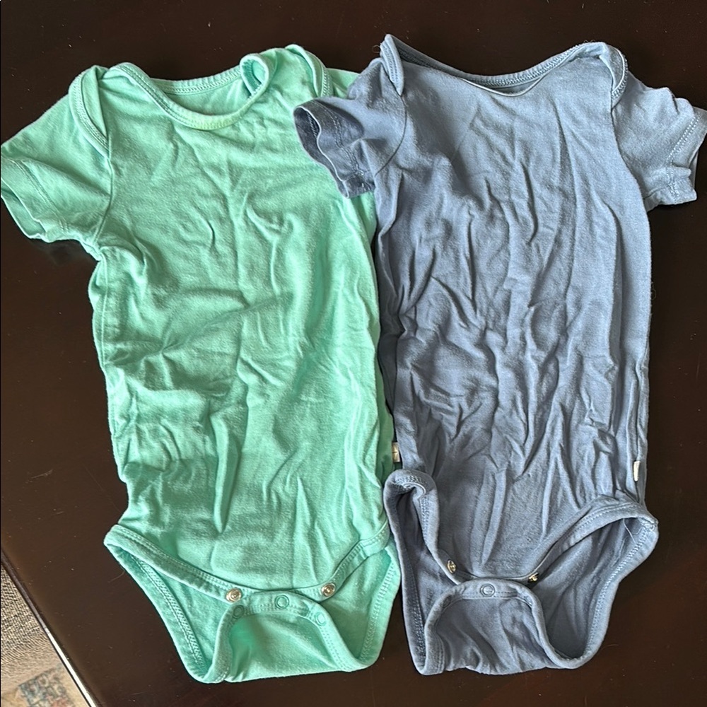 Kids One Pieces Set - Mint Green and Light Blue